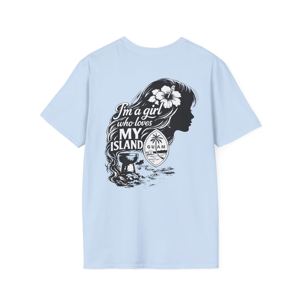 Pasifika People Girl Who Loves My Island — Tropical Island Pride Tee