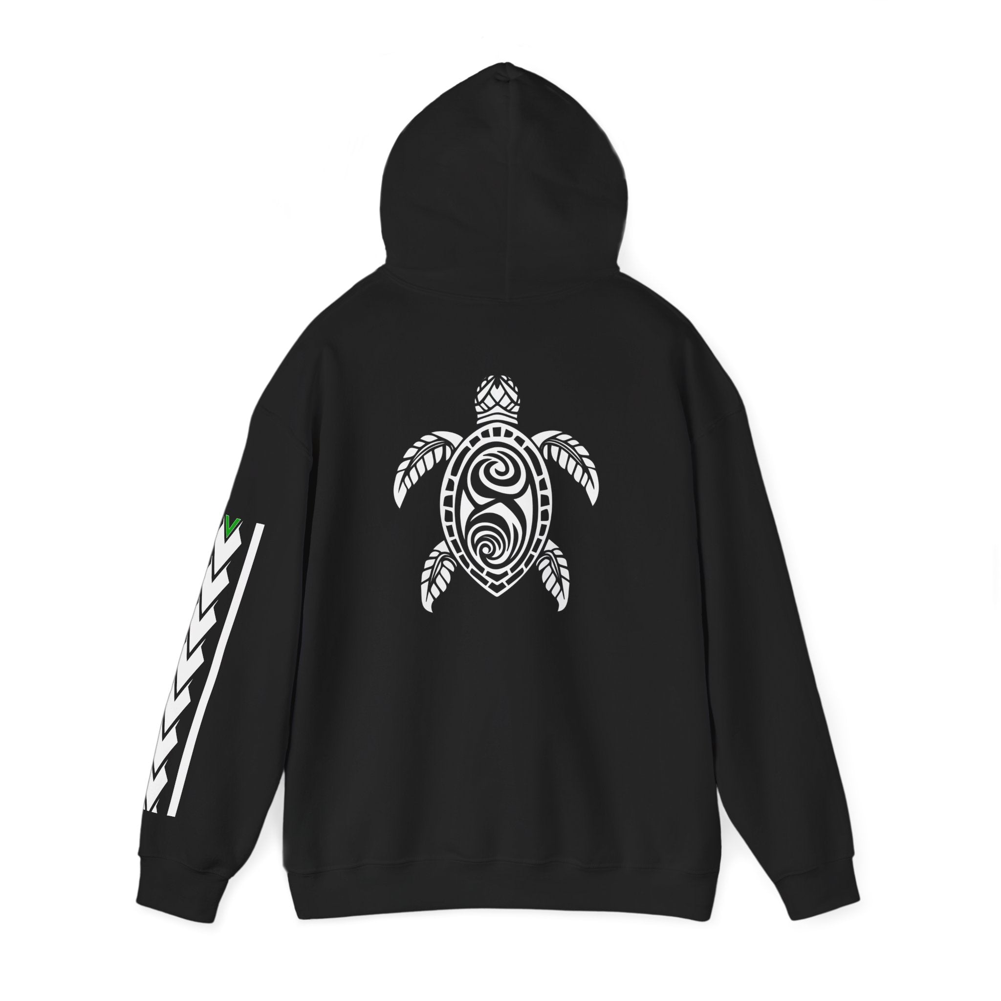 Pasifika People Hoodie — Pacific Island Pride Pullover with Tribal Sleeve Stripe