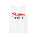 Pasifika People Tank Top — Pacific Island Palm & Sail Design