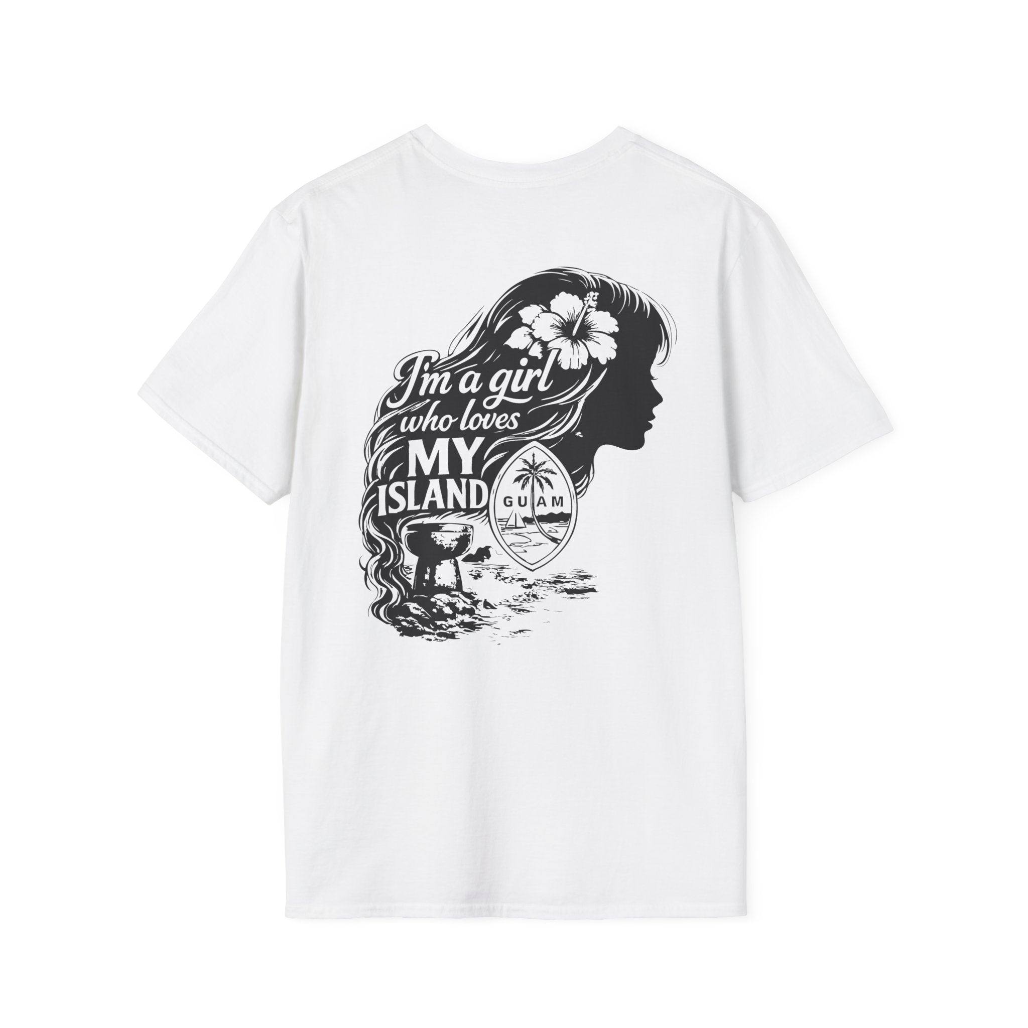 Pasifika People Girl Who Loves My Island — Tropical Island Pride Tee