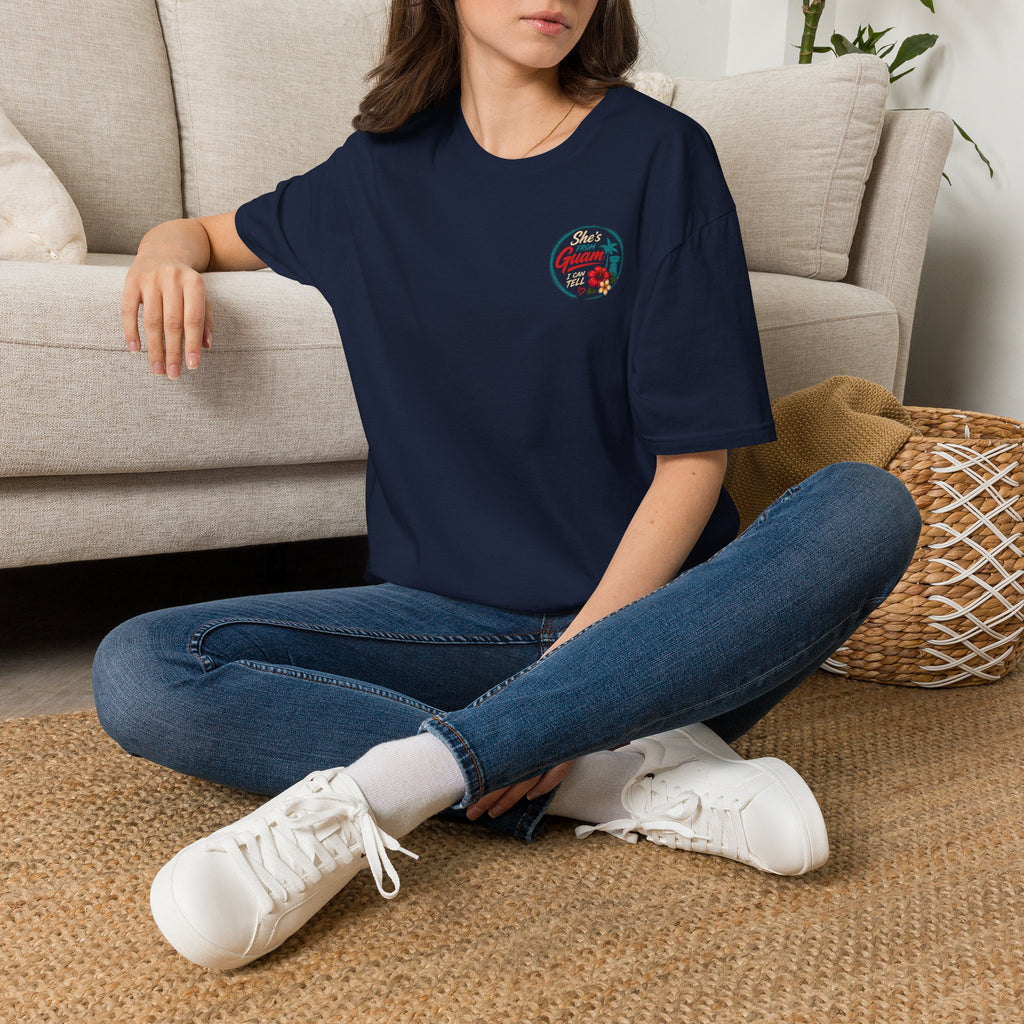 Pasifika People - She's from Guam  — Tropical Island Pride Tee