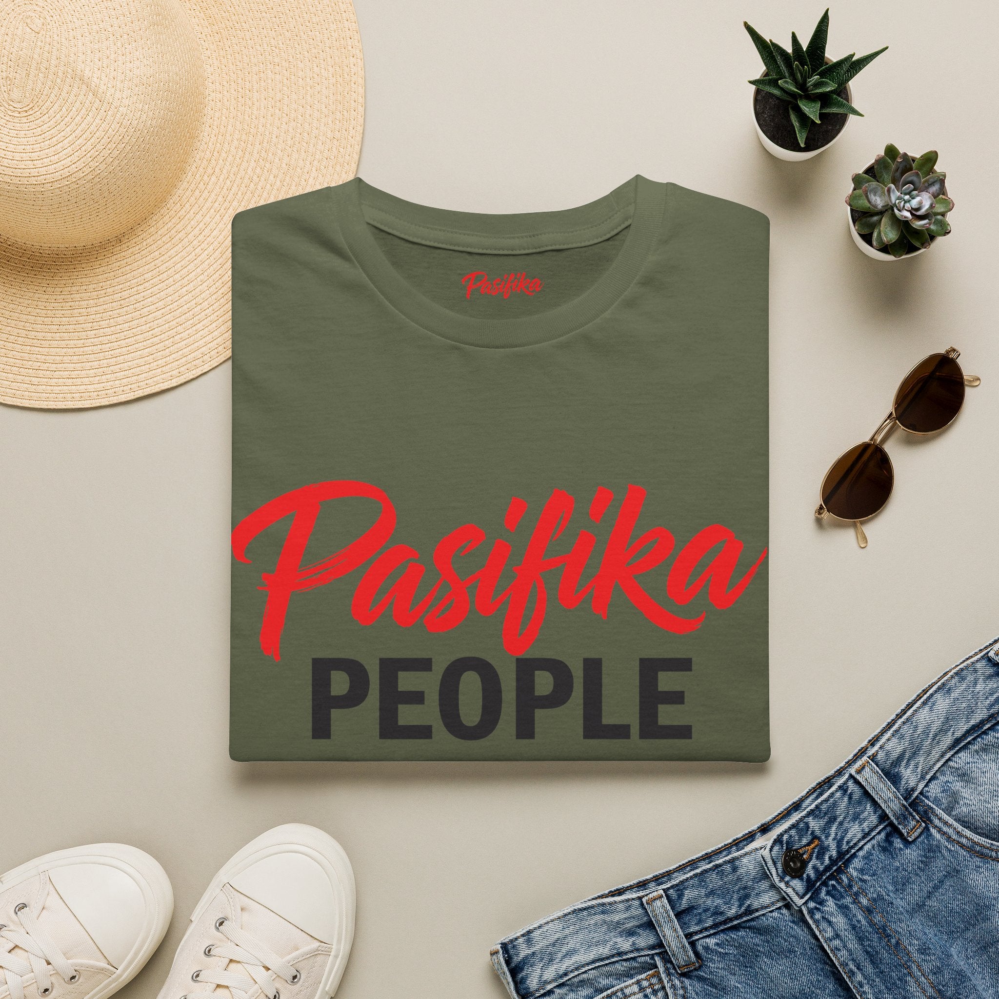 Pasifika People Girl Who Loves My Island — Tropical Island Pride Tee
