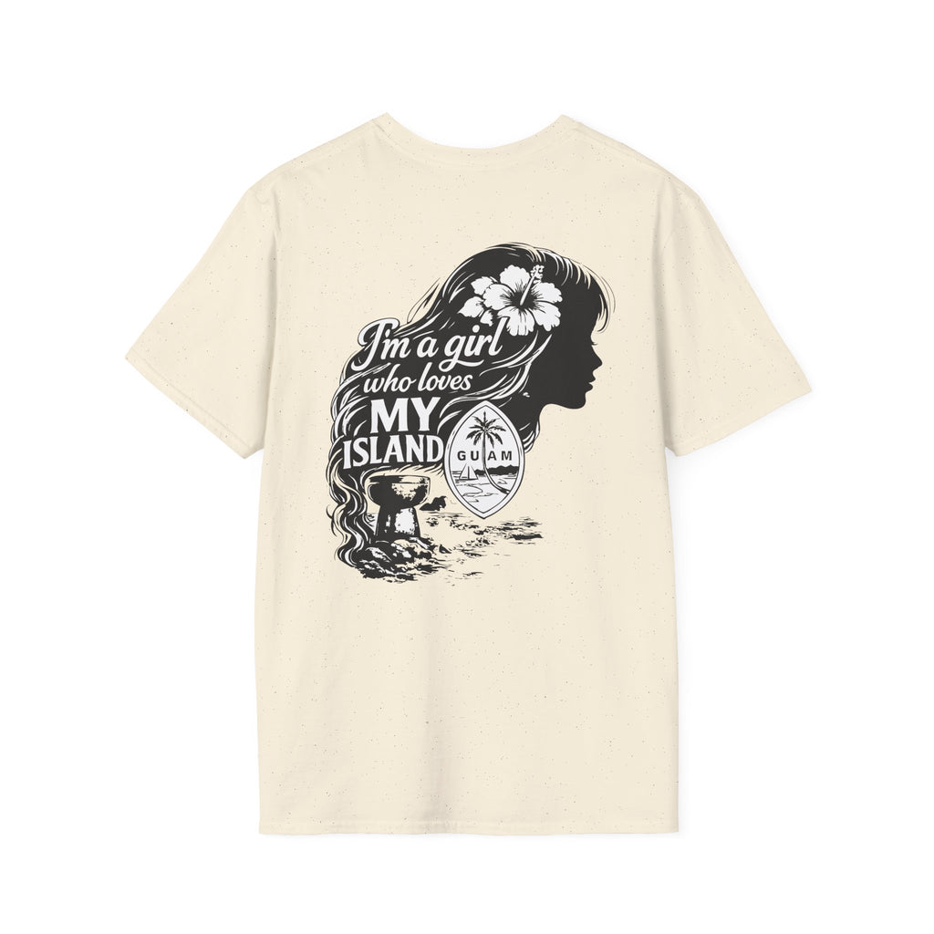 Pasifika People Girl Who Loves My Island — Tropical Island Pride Tee