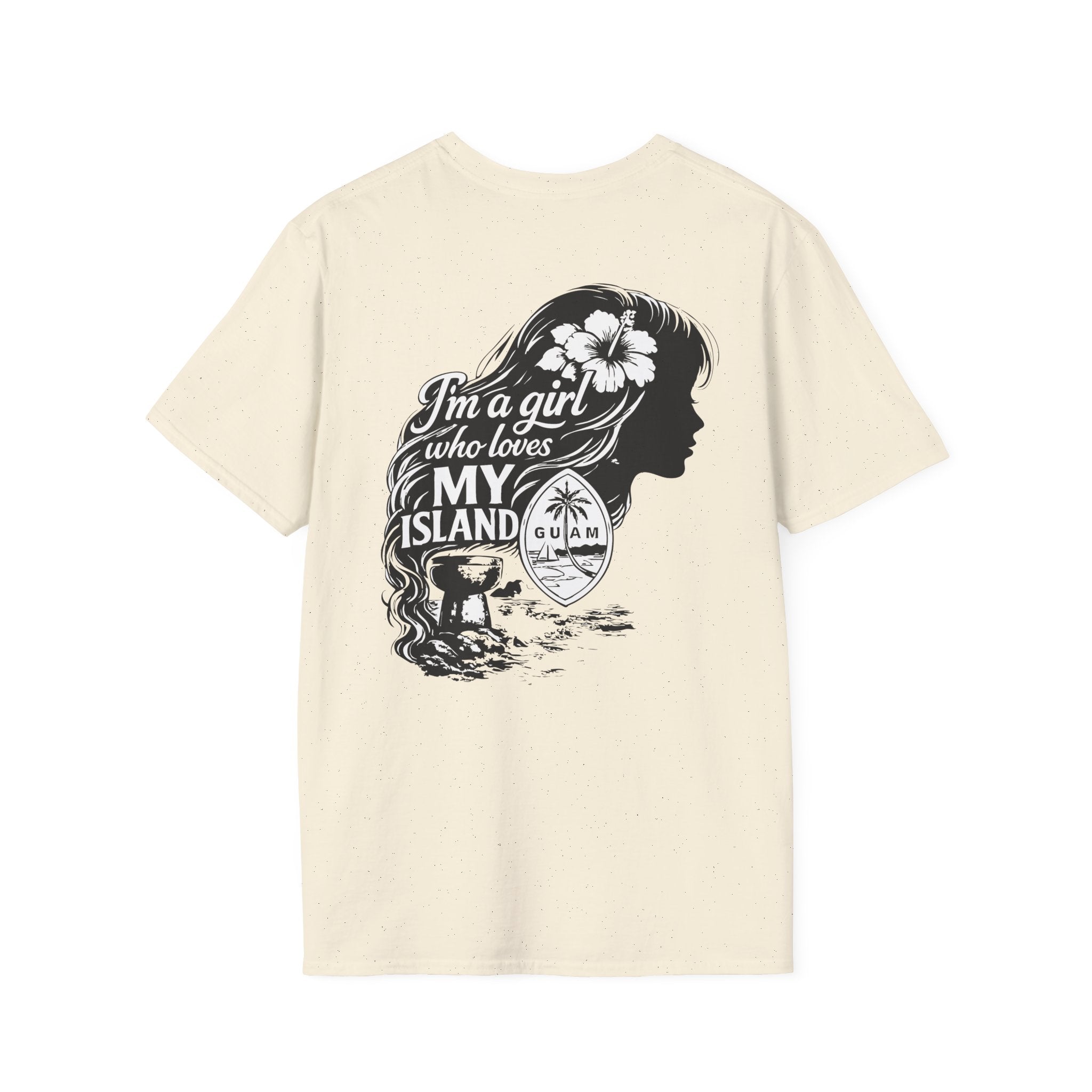 Pasifika People Girl Who Loves My Island — Tropical Island Pride Tee