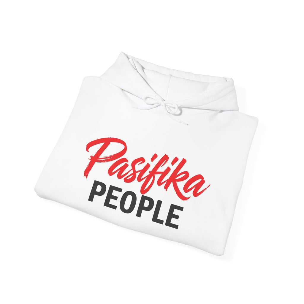 Pasifika People Hoodie — Pacific Island Pride Pullover with Tribal Sleeve Stripe