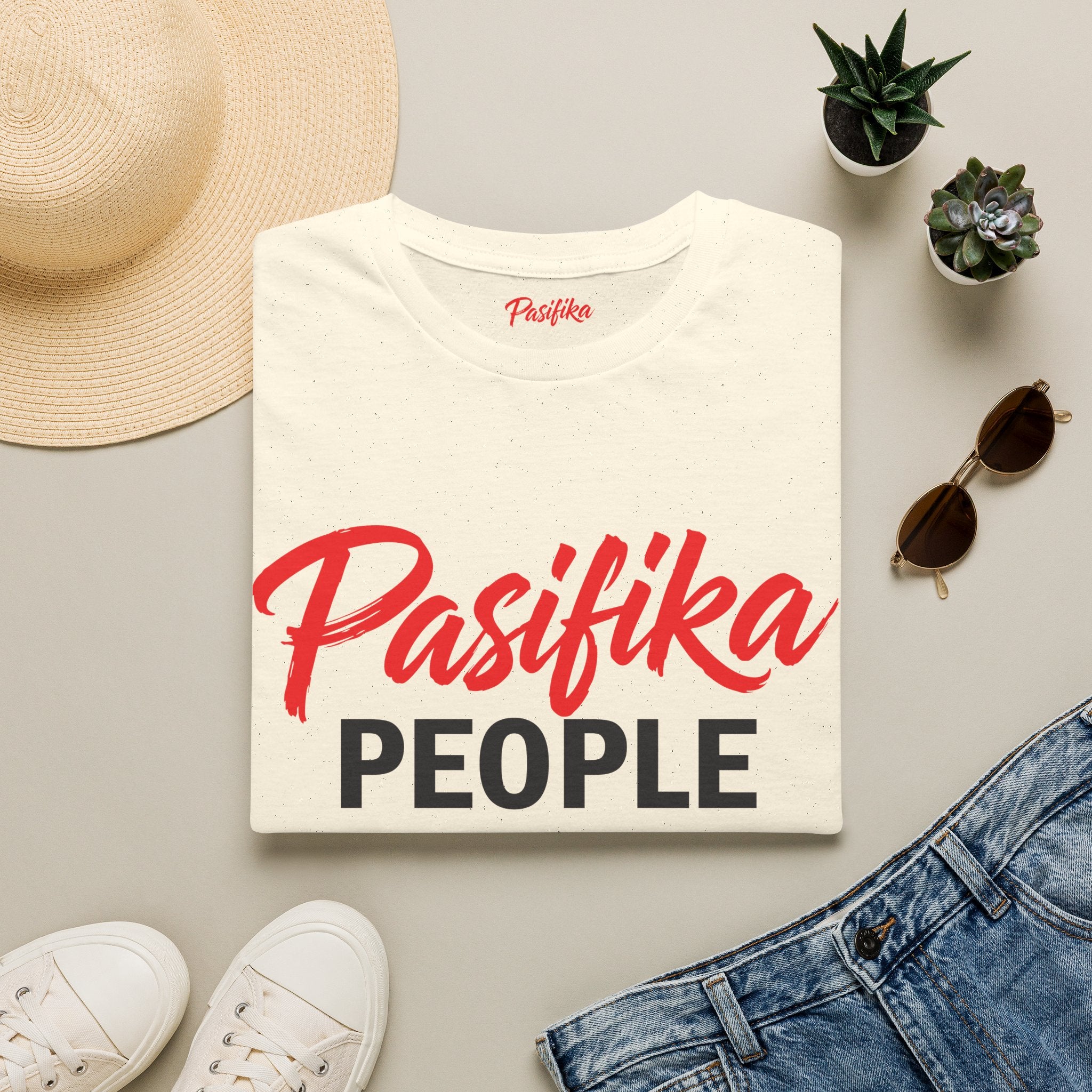 Pasifika People Girl Who Loves My Island — Tropical Island Pride Tee