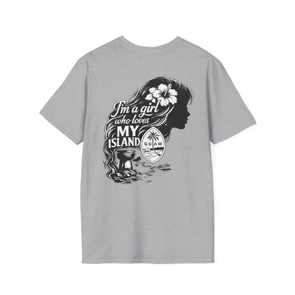 Pasifika People Girl Who Loves My Island — Tropical Island Pride Tee
