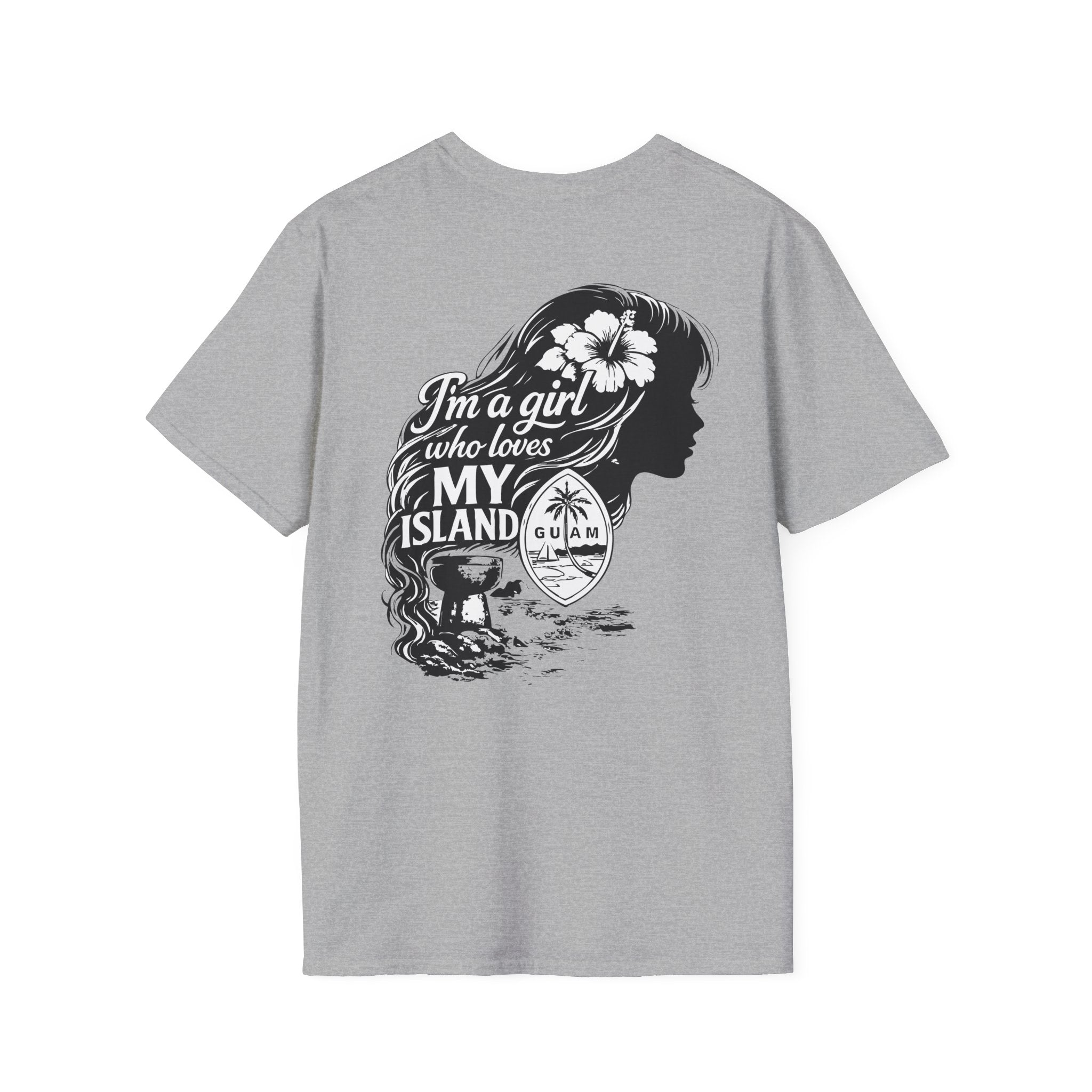 Pasifika People Girl Who Loves My Island — Tropical Island Pride Tee