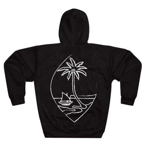 Pasifika People Hoodie B&W — Pacific Islander Pride Pullover