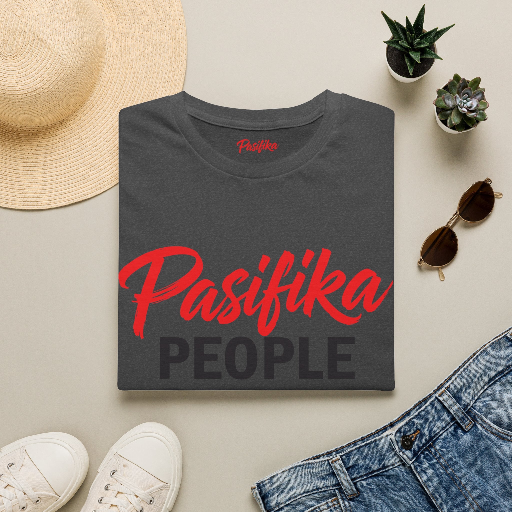 Pasifika People Girl Who Loves My Island — Tropical Island Pride Tee