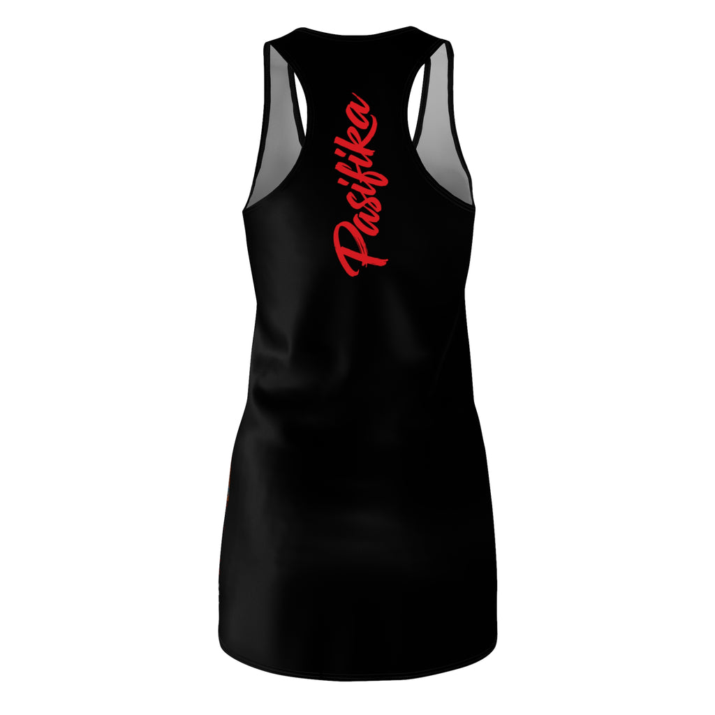 Pasifika People Tropical Sunset Racerback Dress