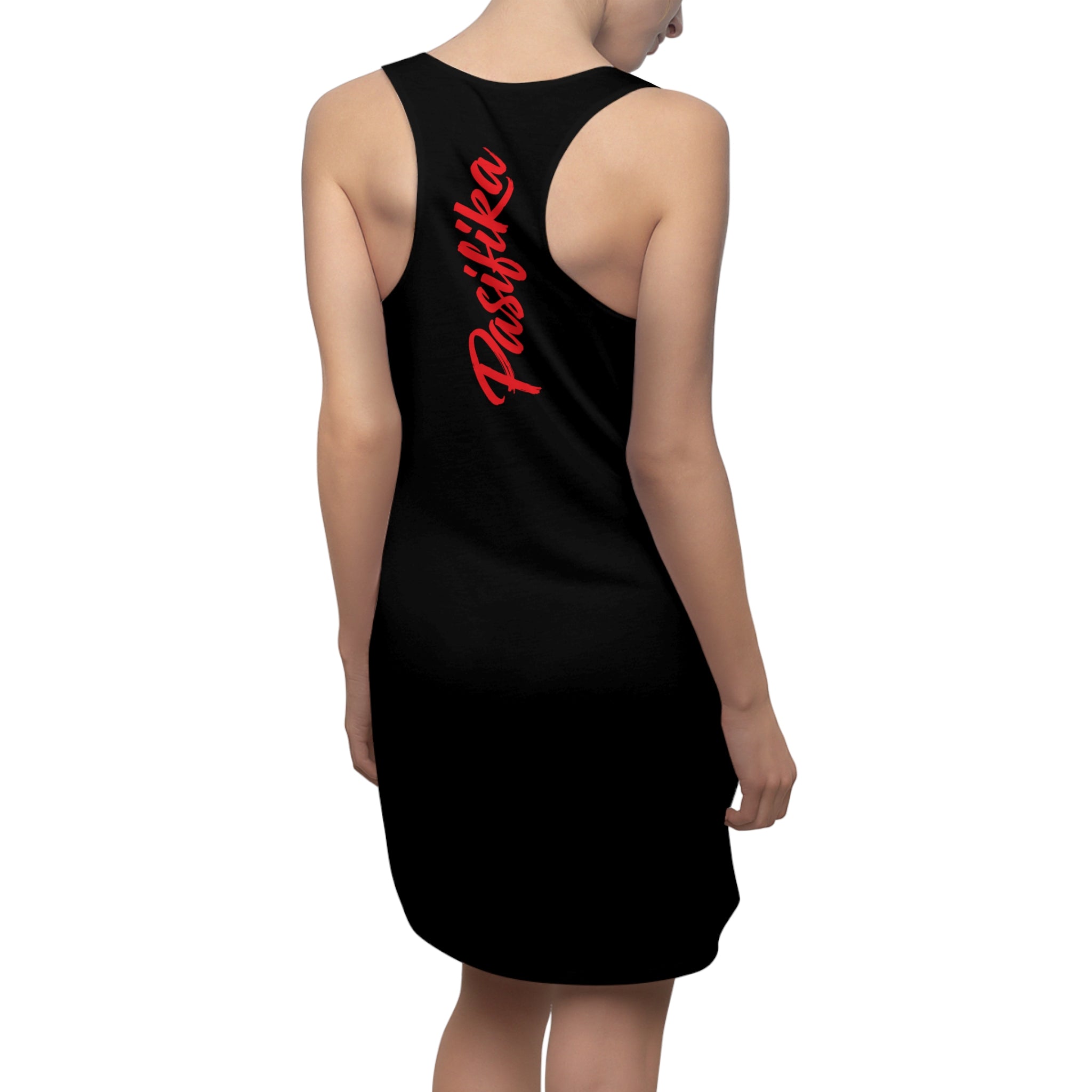 Pasifika People Tropical Sunset Racerback Dress