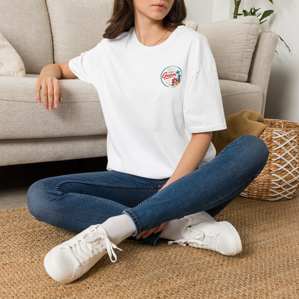 Pasifika People - She's from Guam  — Tropical Island Pride Tee