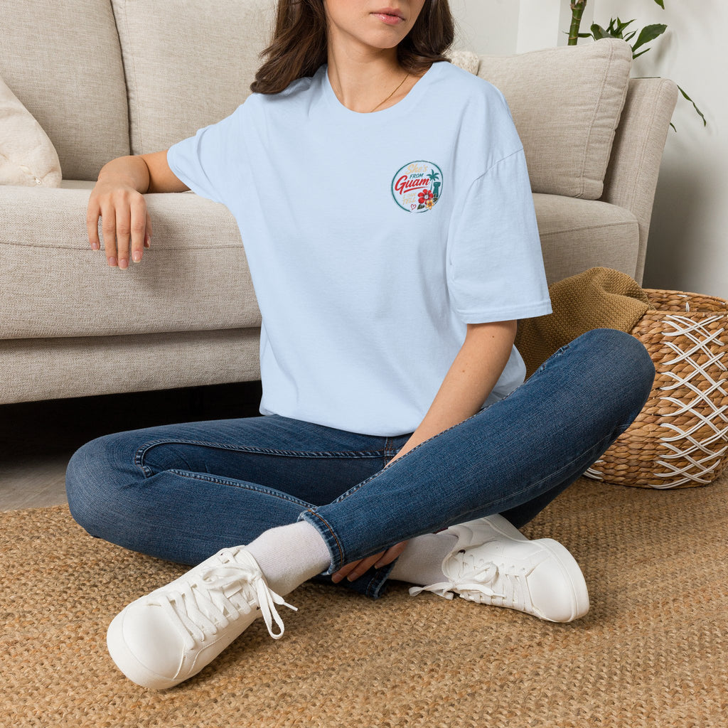 Pasifika People - She's from Guam  — Tropical Island Pride Tee