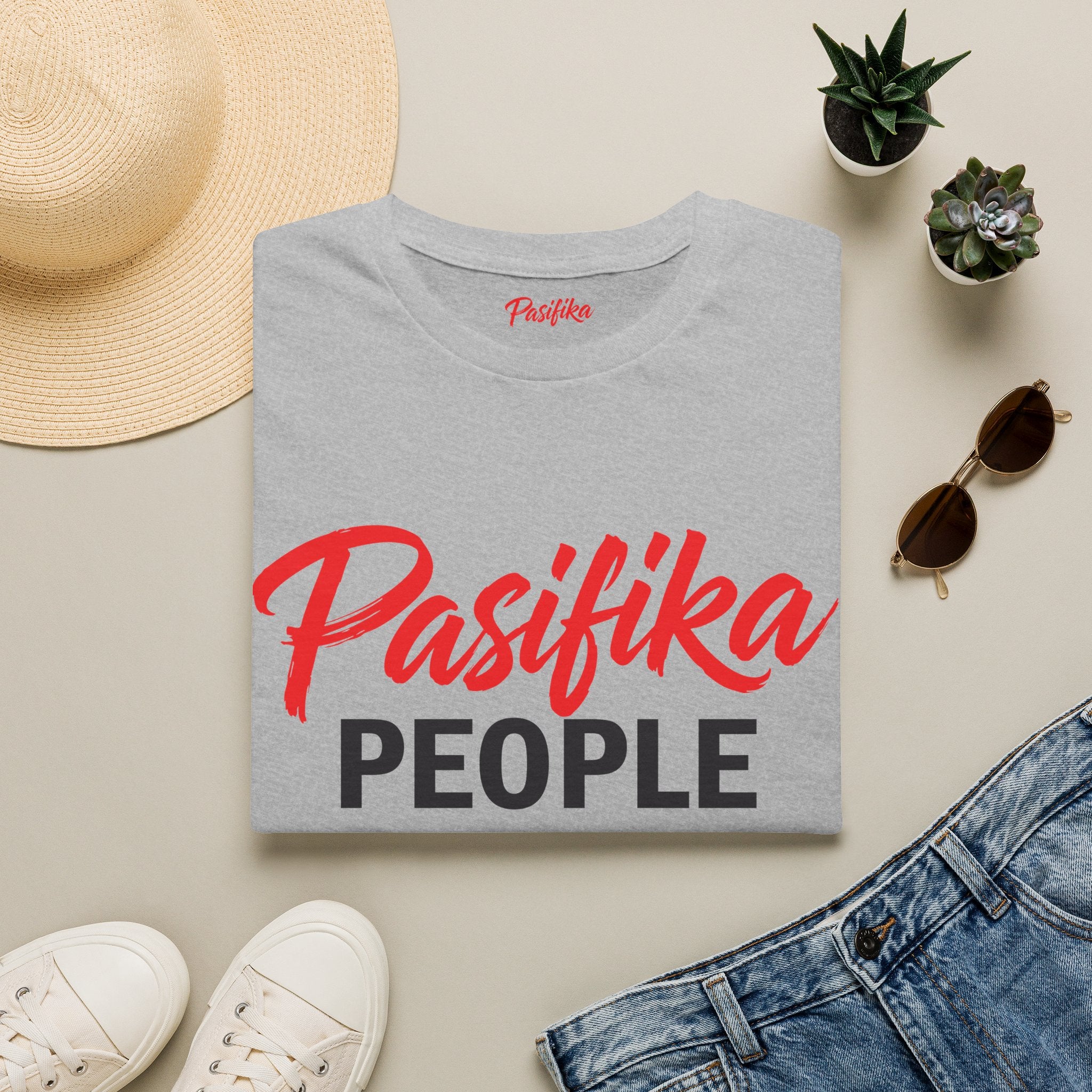 Pasifika People Girl Who Loves My Island — Tropical Island Pride Tee