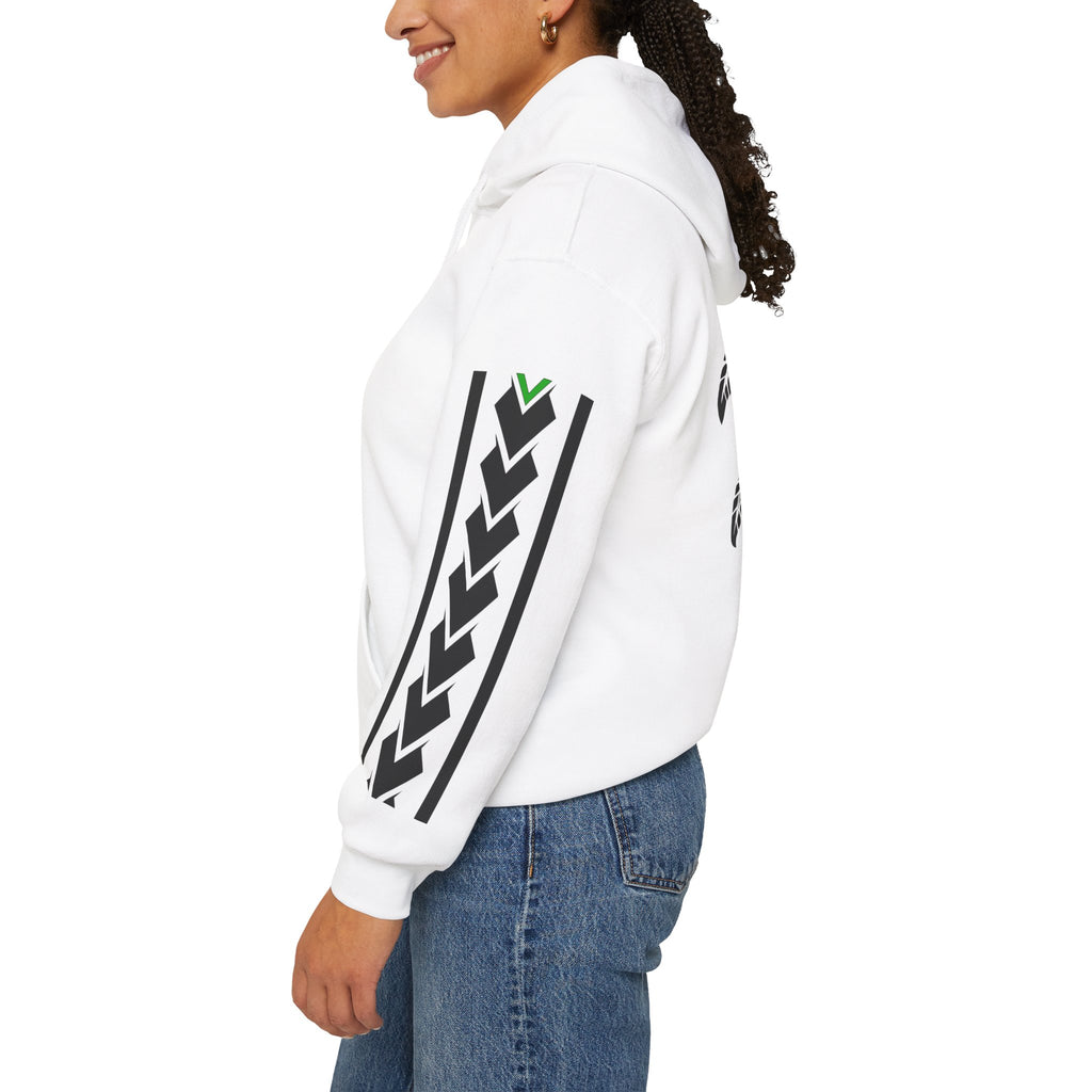 Pasifika People Hoodie — Pacific Island Pride Pullover with Tribal Sleeve Stripe