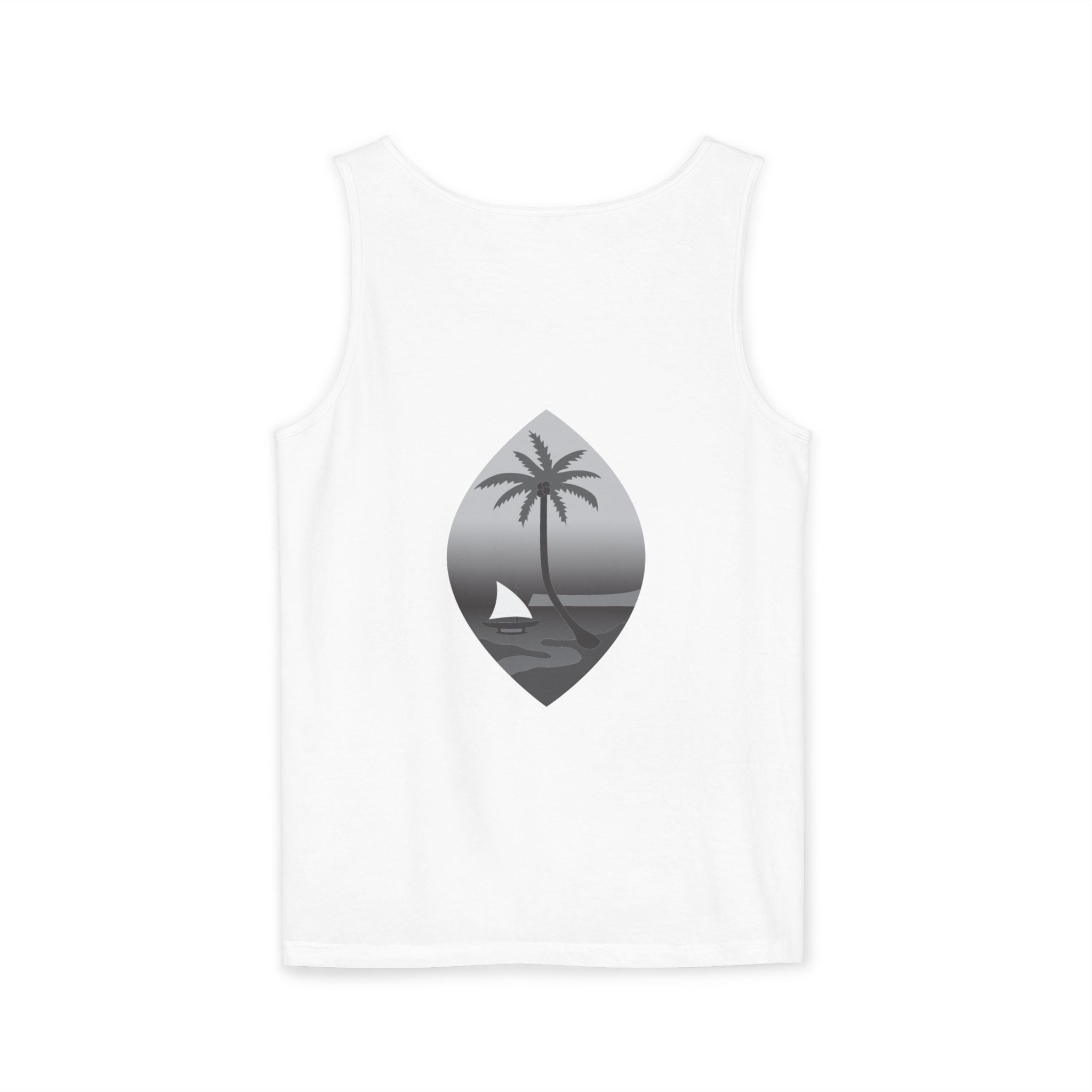 Pasifika People Tank Top — Pacific Island Palm & Sail Design