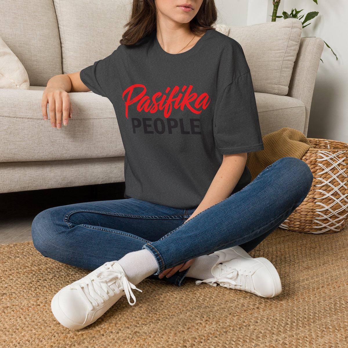 Pasifika People Girl Who Loves My Island — Tropical Island Pride Tee