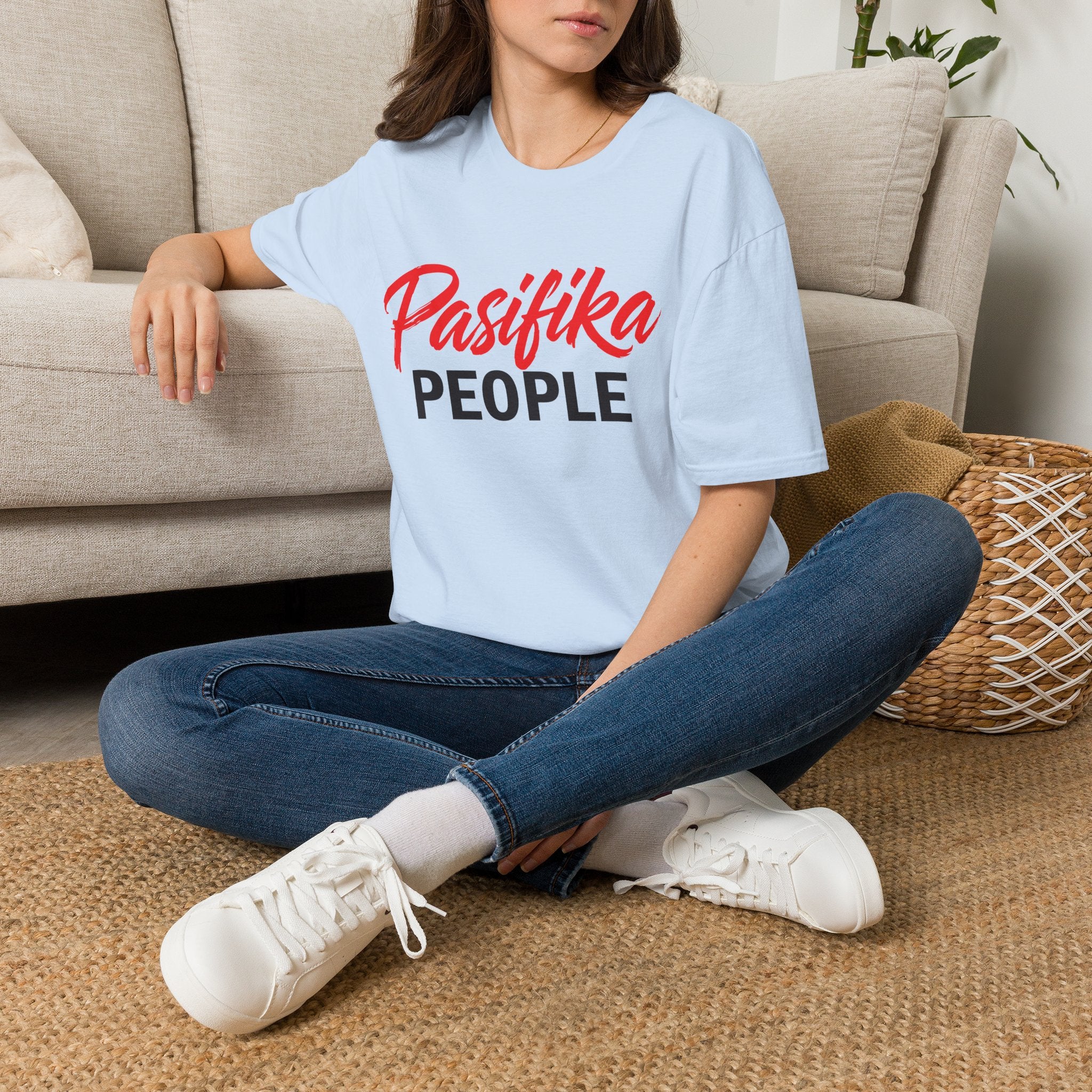 Pasifika People Girl Who Loves My Island — Tropical Island Pride Tee