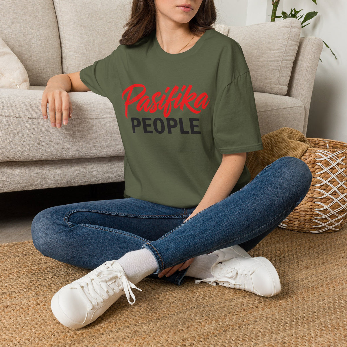 Pasifika People Girl Who Loves My Island — Tropical Island Pride Tee