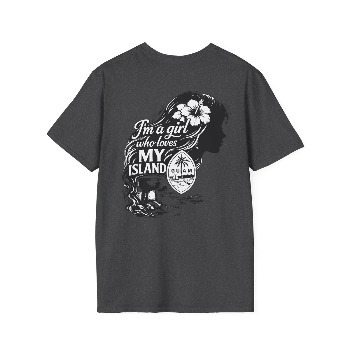 Pasifika People Girl Who Loves My Island — Tropical Island Pride Tee