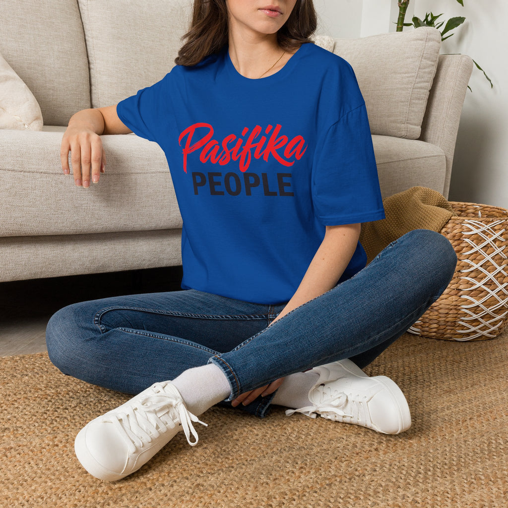 Pasifika People Girl Who Loves My Island — Tropical Island Pride Tee
