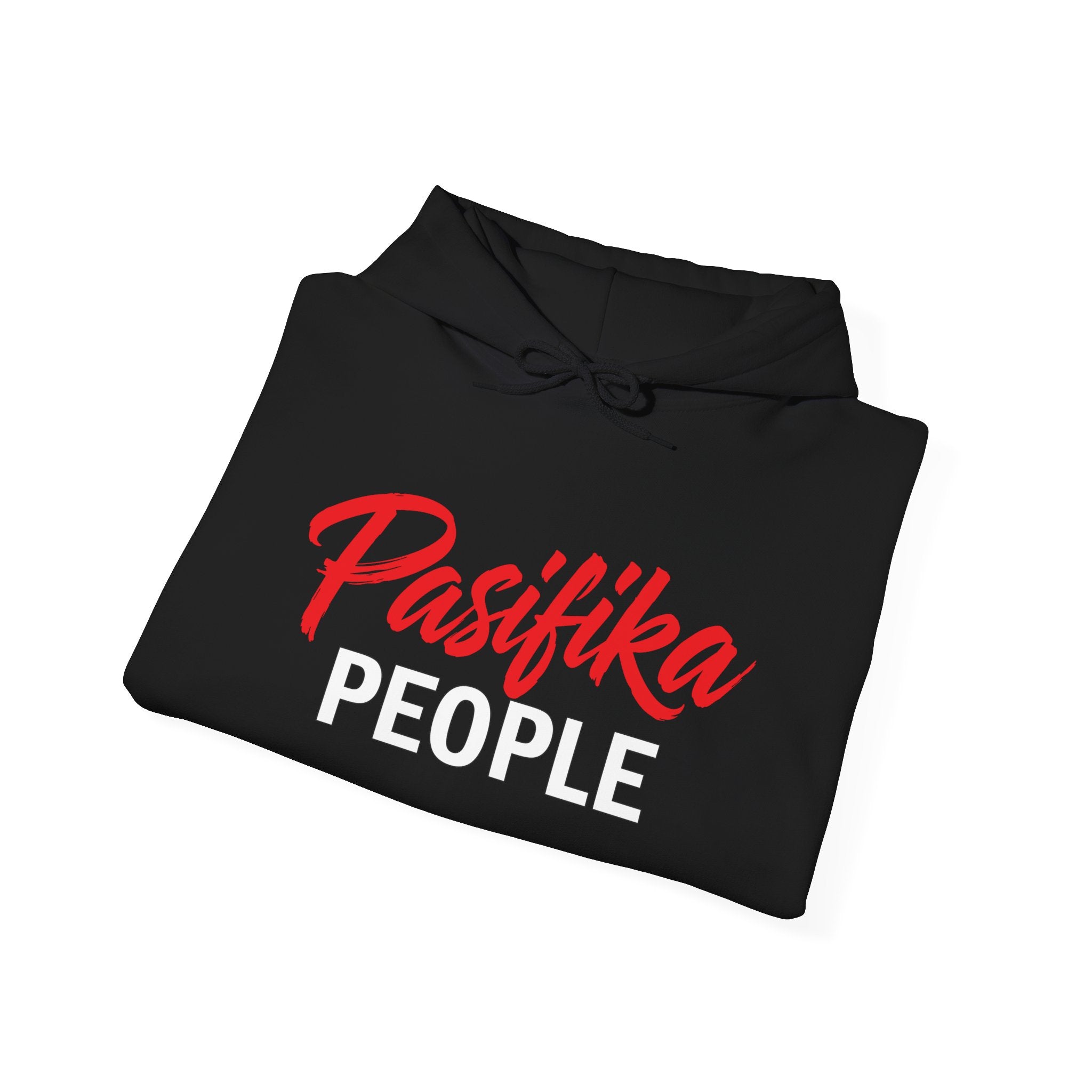 Pasifika People Hoodie — Pacific Island Pride Pullover with Tribal Sleeve Stripe