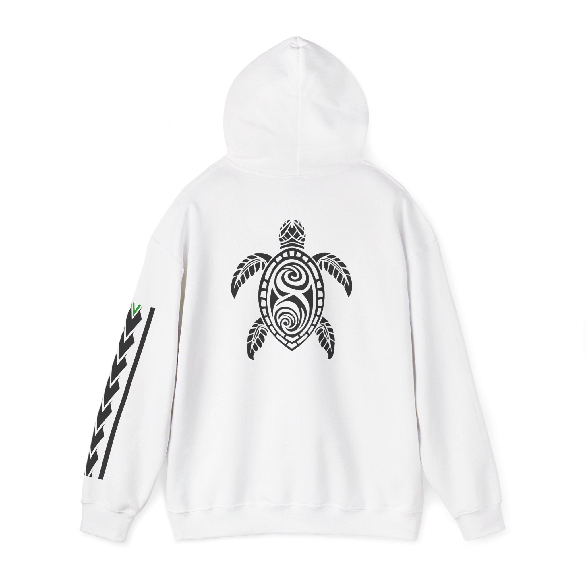 Pasifika People Hoodie — Pacific Island Pride Pullover with Tribal Sleeve Stripe