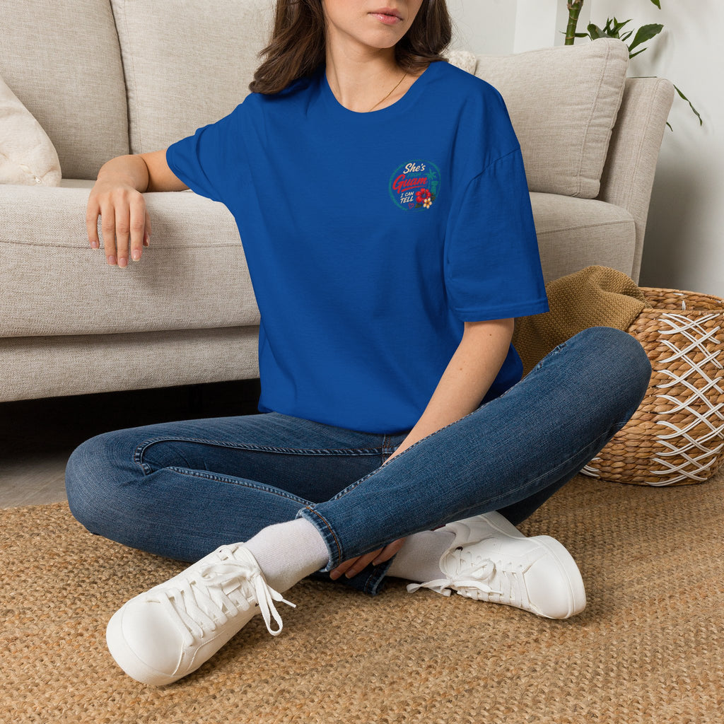 Pasifika People - She's from Guam  — Tropical Island Pride Tee