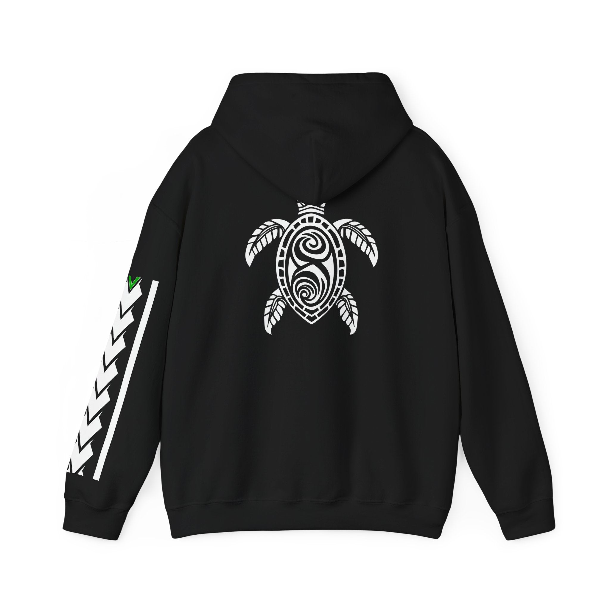 Pasifika People Hoodie — Pacific Island Pride Pullover with Tribal Sleeve Stripe