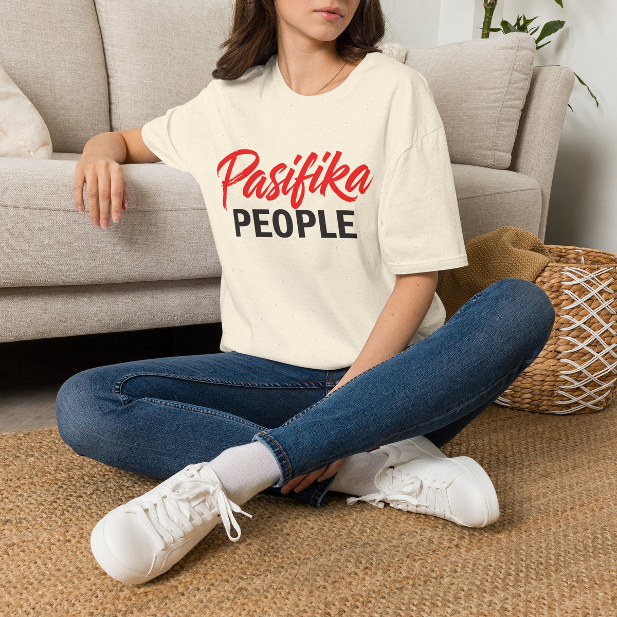Pasifika People Girl Who Loves My Island — Tropical Island Pride Tee
