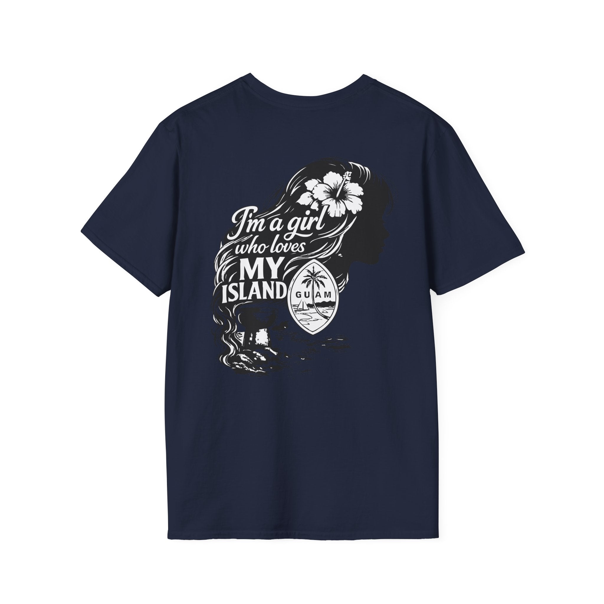 Pasifika People Girl Who Loves My Island — Tropical Island Pride Tee