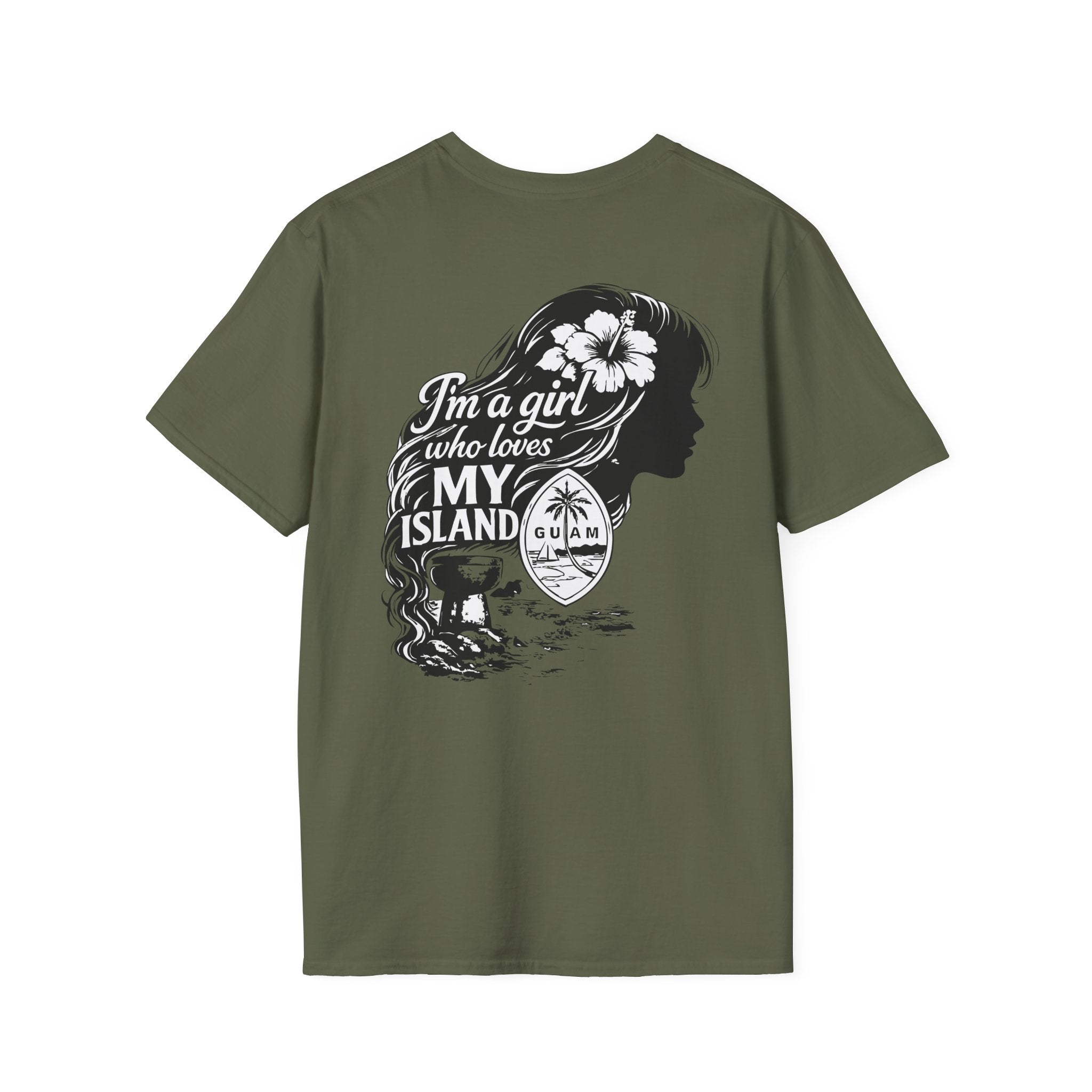 Pasifika People Girl Who Loves My Island — Tropical Island Pride Tee